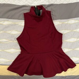 Charlotte Russe Peplum Tank Top